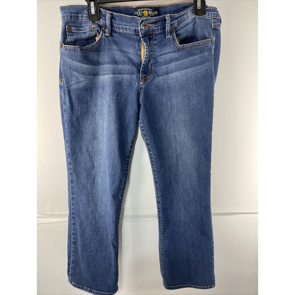 Lucky Brand‎ Sweet N Crop Mid Rise Jeans Womens Size 10/30